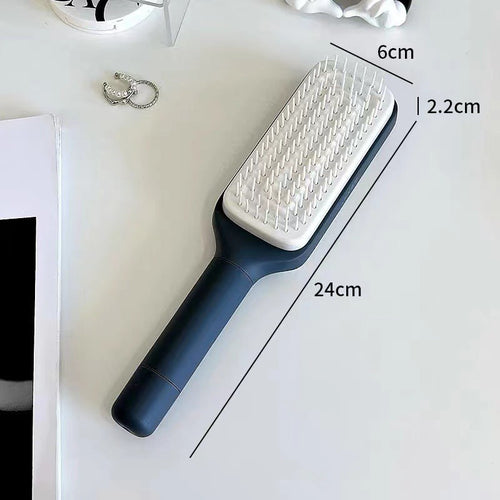 Brosse à Cheveux Auto-Nettoyante – Self Cleaning Hair Brush Antistatique - Glowbox