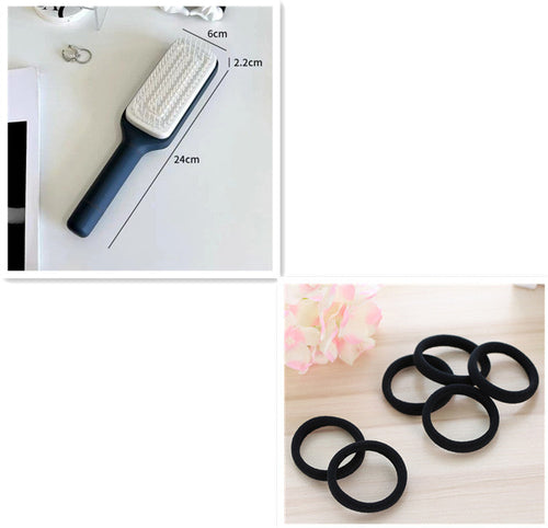 Brosse à Cheveux Auto-Nettoyante – Self Cleaning Hair Brush Antistatique - Glowbox