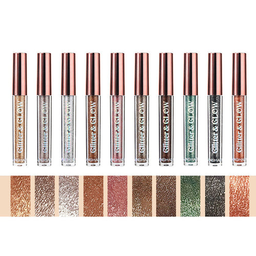 Glitter Glow Liquid Eyeshadow 10 Pcs - Glowbox