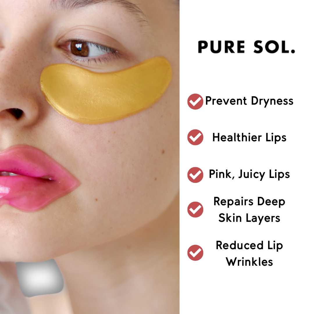 Masque Lèvres Hydrogel – Pure Sol Pucker Up Baby Cherry Blossom - Glowbox