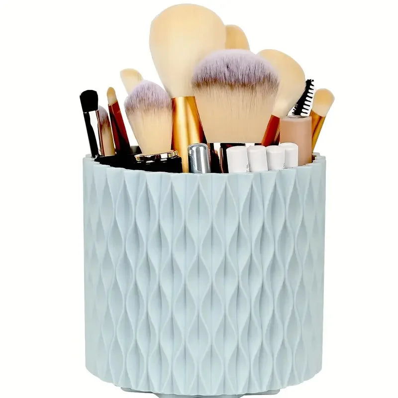360° Rotating Makeup Tool Storage Box Desktop Organizer Cosmetic Brushes Holder Lipstick Eyebrow Pencil Holder Jewelry Container - Glowbox